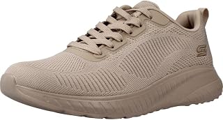 Skechers Damen Bobs Squad Chaos, Face-Off-Sneaker, Hautfarben