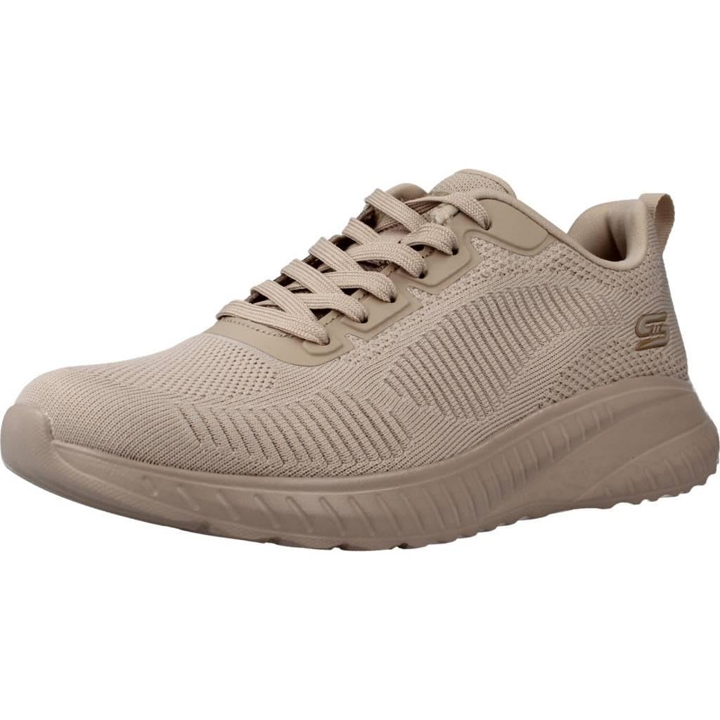 Skechers Damen Bobs Squad Chaos, Face-Off-Sneaker, Hautfarben