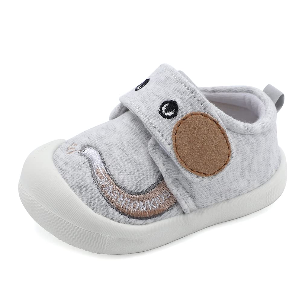 MASOCIO Baby Girl Boy First Steps Baby Shoes Rubber Sole Non-Slip