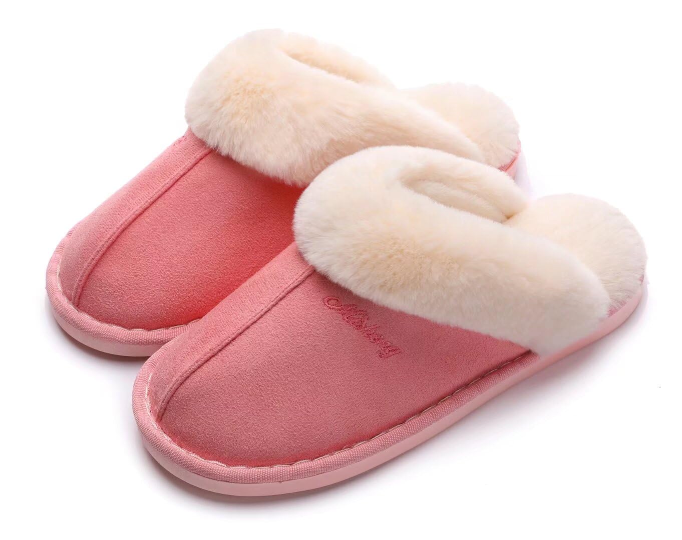 Women's Plush House Slippers Soft and Comfortable Non-Slip Winter Warmth Slipper
