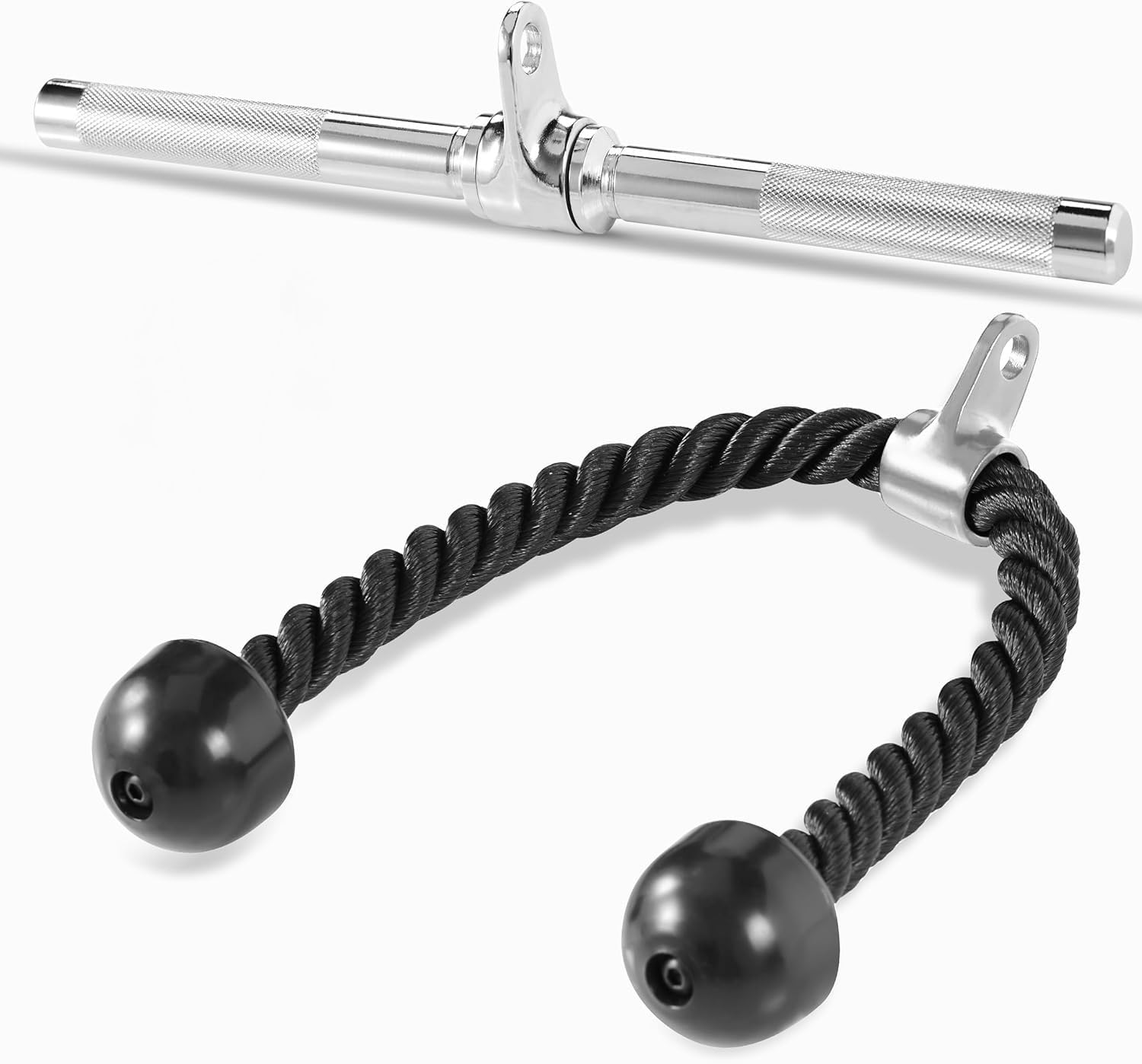 Yes4All Cable Attachment, Double D Handle, Single D Handle, Straight Bar, V-Shap