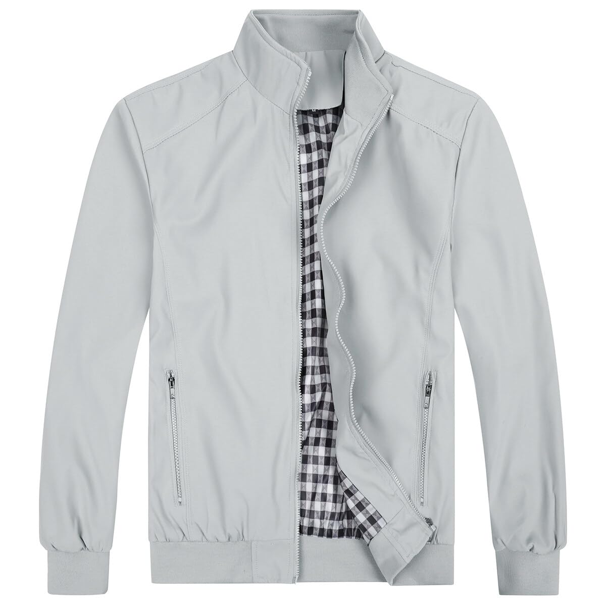 Allthemen Men's jacket with stand collar transition jacket autumn leisure sports