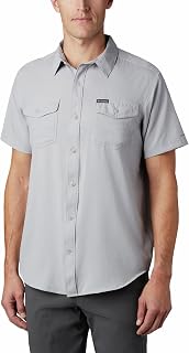 Columbia Men's Utilizer II Solid Short Sleeve Shirt, Columbia Grey