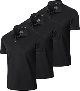 Gaiatiger Men’s 1/3 Pack Polo Shirt Athletic Short Sleeve Golf Shirt
