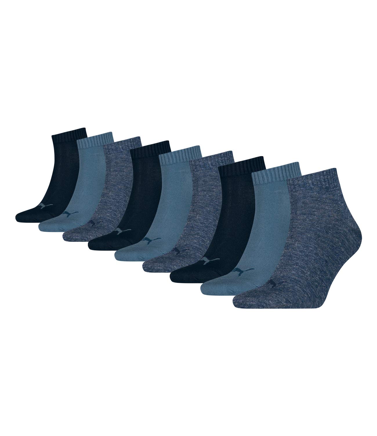 PUMA Unisex Unisex Quarter Plain 3p SocksHosiery