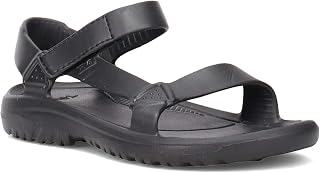 Teva Hurricane Drift, Men's Open Toe Sandals, 42, Black/White, 40.5 EU