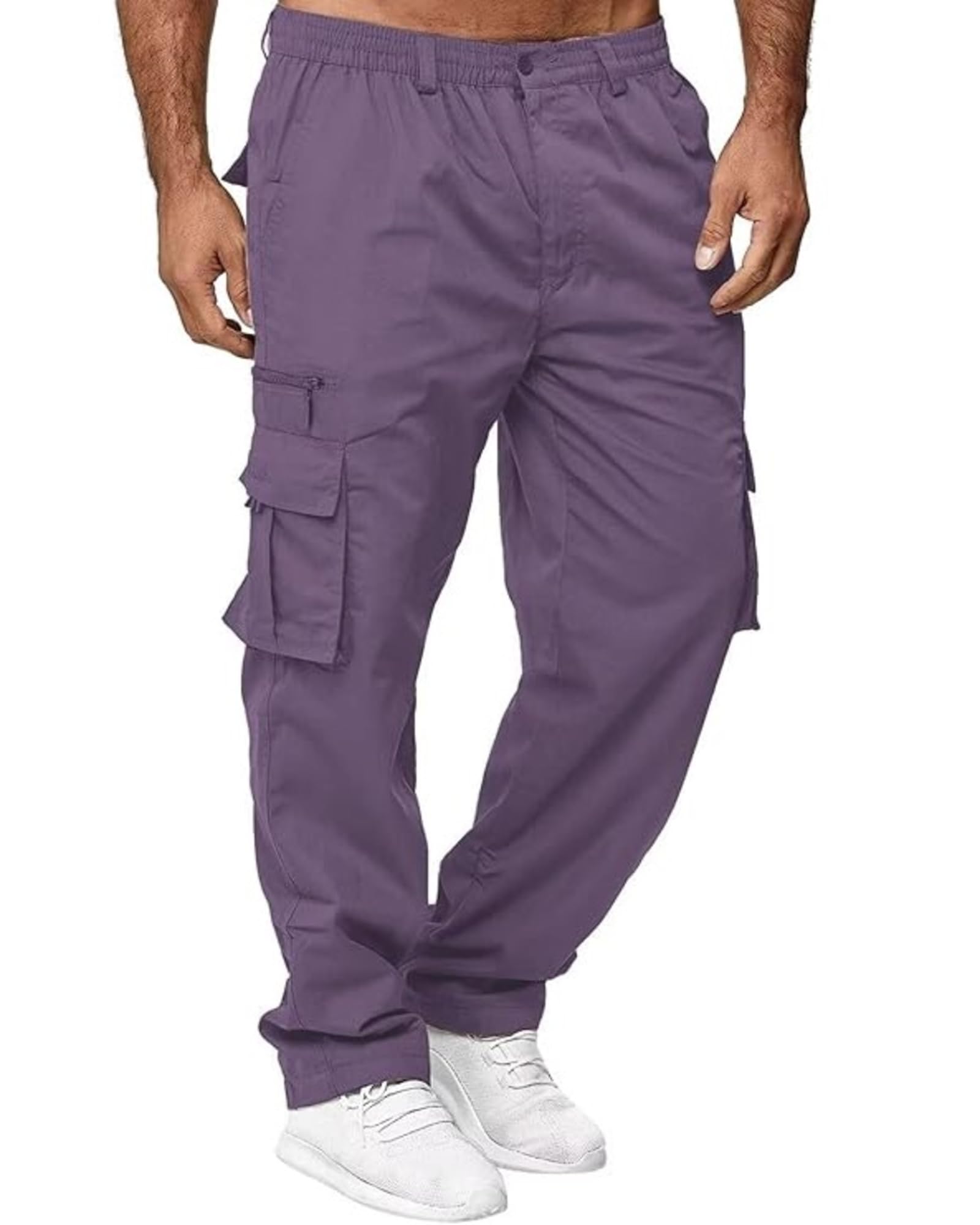 Rela Bota Mens Cargo Pants Outdoor Hiking Casual Pants Lightweight