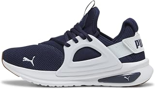 PUMA Unisex Child Softride Enzo Evo Running, Puma Navy Silver Mist PUMA White, 42.5 EU