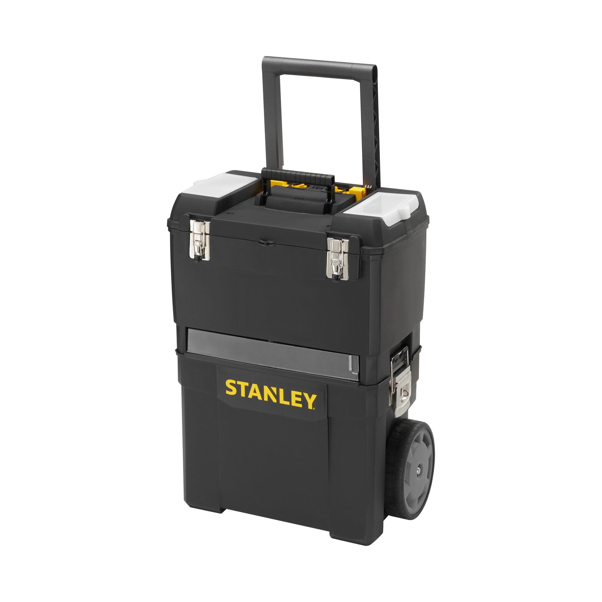 STANLEY Mobile Work Centre Toolbox, 2-in-1 Rolling Workshop with Stackable Units