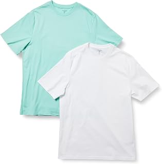Amazon Essentials Men's Cotton Regular Fit Short Sleeve Crew Neck T-Shirt