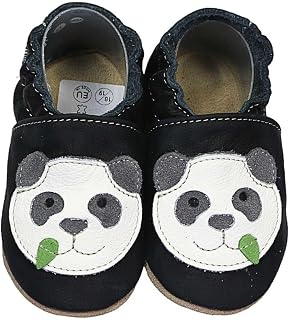 Hobea Germany Baby Booties Soft Leather Single-Colour Design
