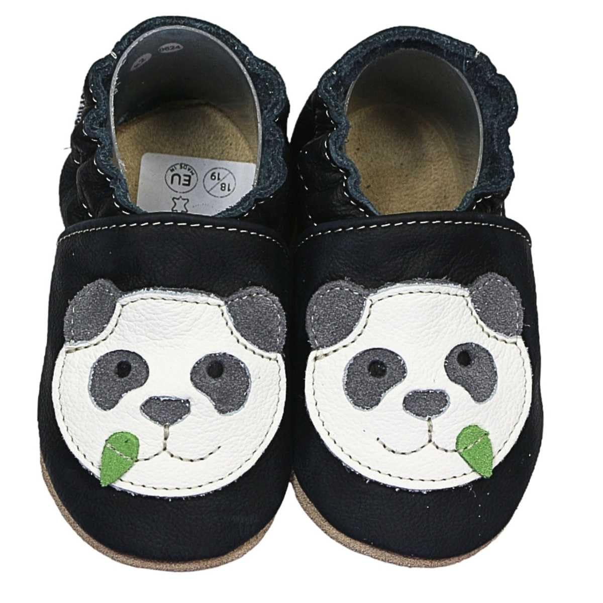 Hobea Germany Baby Booties Soft Leather Single-Colour Design