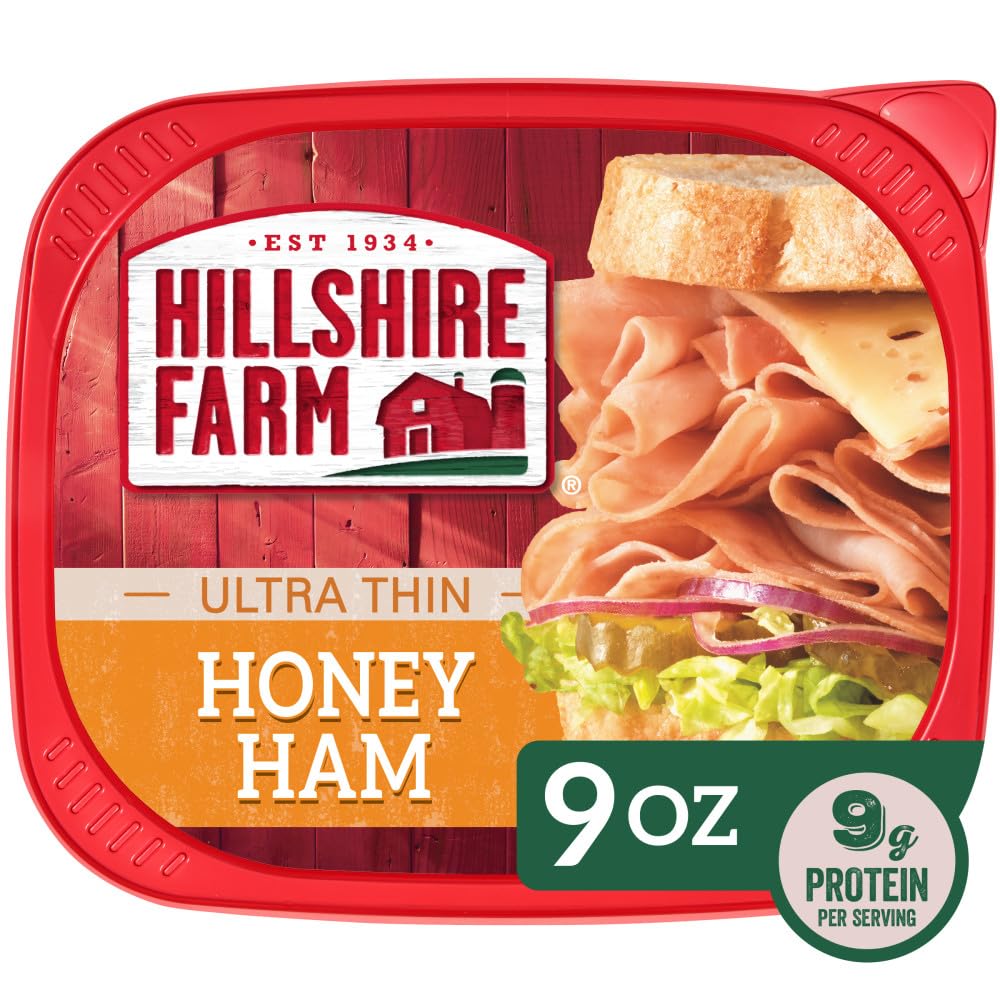 Hillshire Farm Ultra Thin Sliced Deli Meat, Honey Ham, 9 oz | Gluten free; no ar