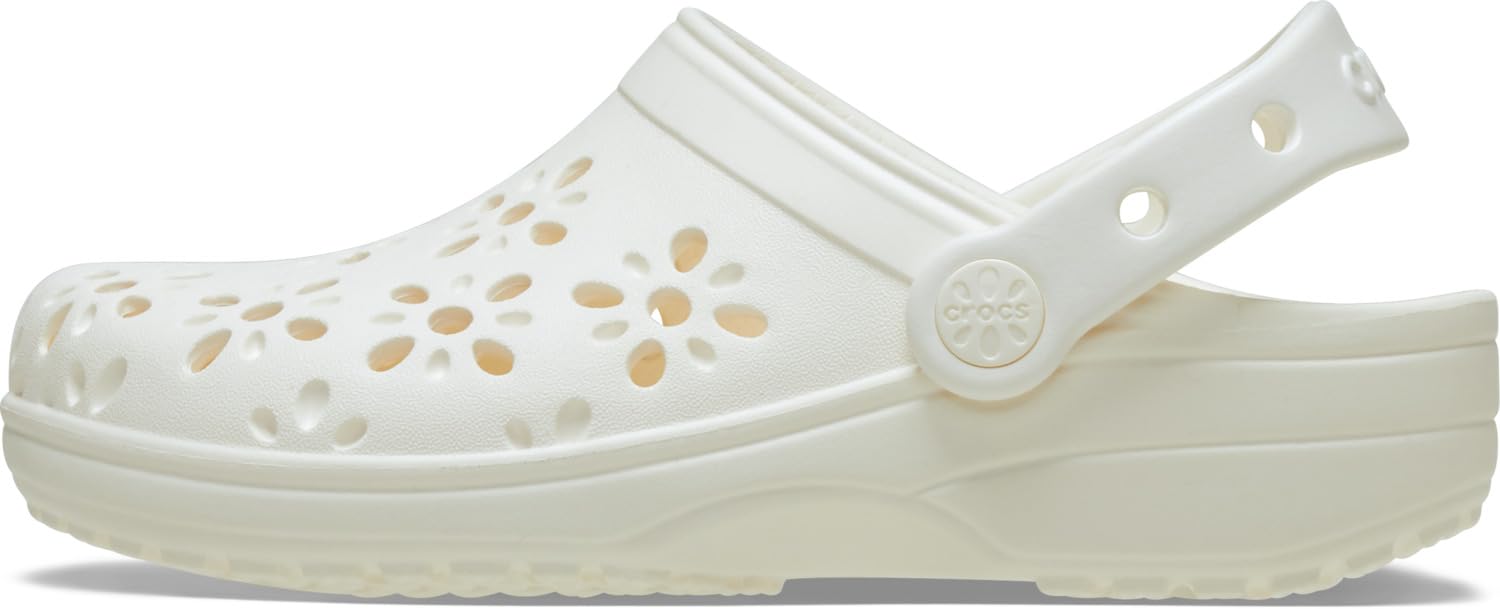 Crocs Unisex Kids Classic Floral Cut Out Clog TClog