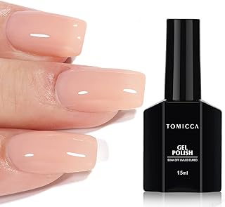 Tomicca UV Nail Polish Nude Colours 15 ml for Nail Art