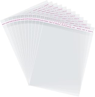 Morepack 5x7 In Cookie Bags Clear Self Sealing Cellophane Treat Bags 200Pcs | for Candy Party Favors
