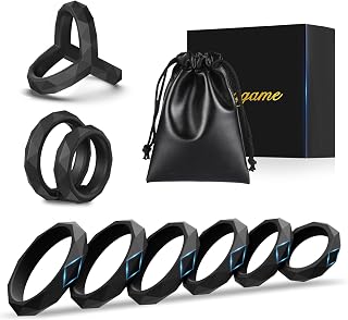 Sex Toys for Men 8 Sizes Penis Ring Male Sex Toy Adult Toys Silicone Penisize Ring Cockring, Sex Sexual Stimulation Device Sex Toysforcouple Set Jouet Sexuel Sextoy