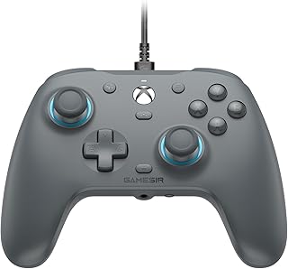 GameSir G7 SE Wired Controller for Xbox Series X|S, Xbox One & Windows 10/11, Plug and Play Gaming Gamepad with Hall Effect Joysticks/Hall Trigger, 3.5mm Audio Jack-Gray