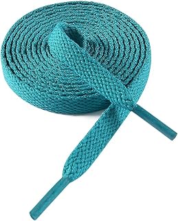 VSUDO 8mm Flat Sports Laces and Laces for Sneakers, Sneakers and Sports Shoes - 29 Colours and 14 Lengths Available, Cheap and Durable - 1 or 2 Pairs