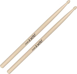 Drumsticks for Kids, 12 inch Maple Wood Drum sticks, Musical Instrument Percussion Accessories, Drumsticks for Student, Beginners (Maple, 1 Pair)