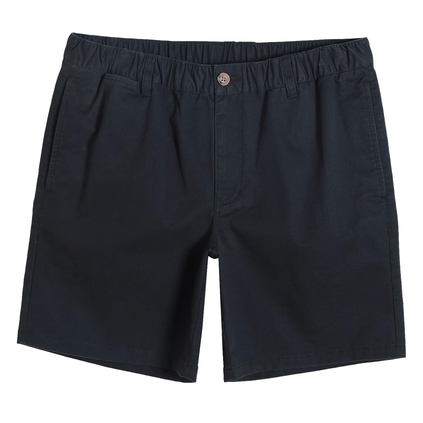 maamgic Men's Classic Fit 7" Cotton Casual Khaki Shorts with Multi-Pocket