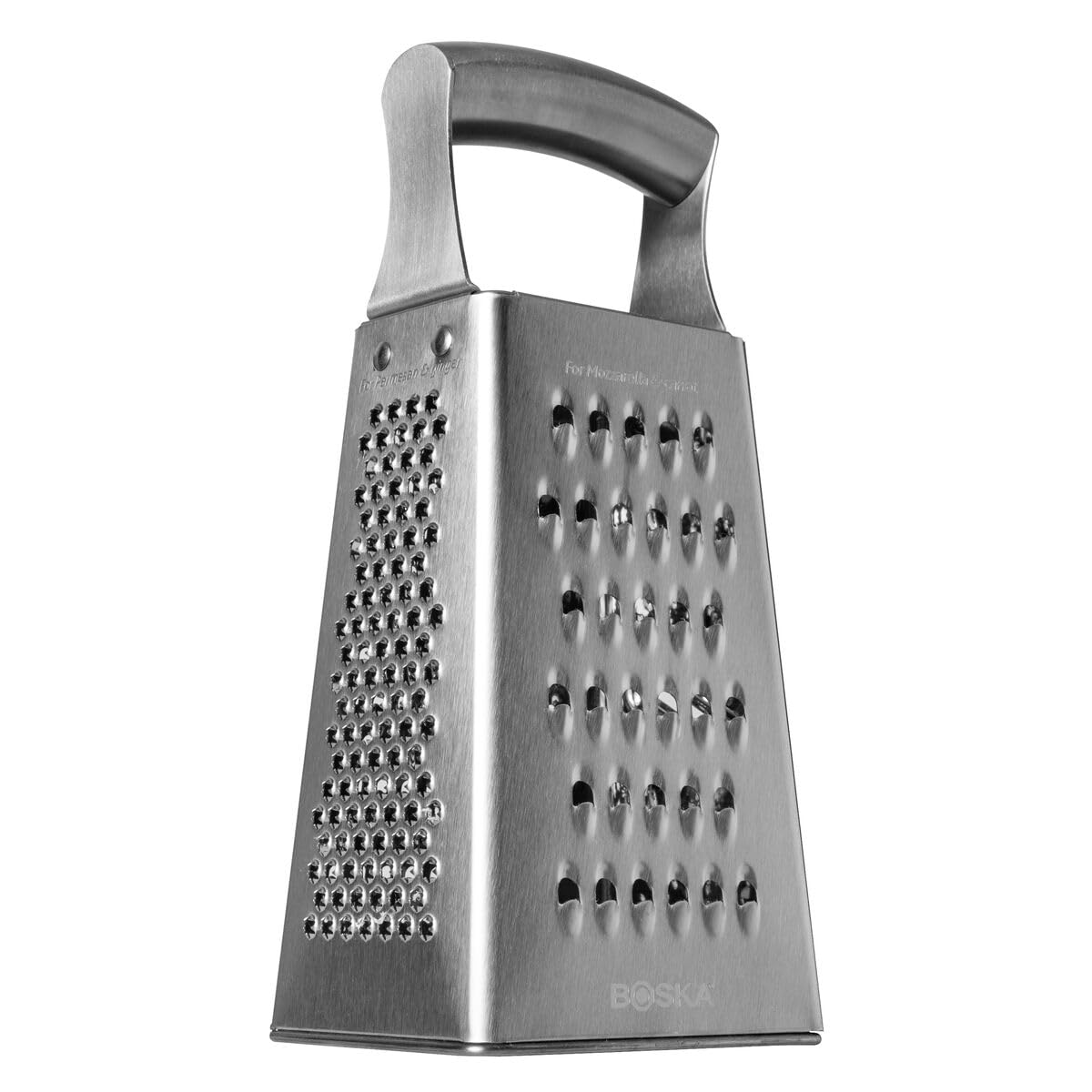 Boska Table Grater Monaco+ / Multifunctional/Stainless Steel/with 4 Surfaces/Sil