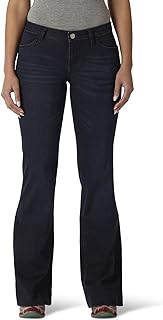 Wrangler Women's Retro Mid Rise Wide Leg Jean