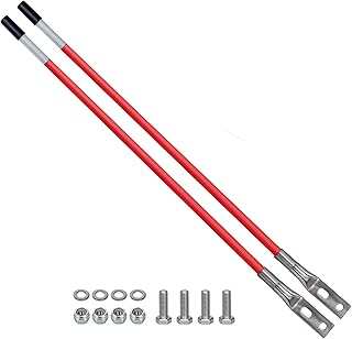 Snow Plow Blade Markers/Guides Kit 27" 304L Stainless Steel Base Hardwares Fit for Blizzard Boss Sno-Way Western Snowplows 62265 & Many More Pickup truck SUV UTV ATV
