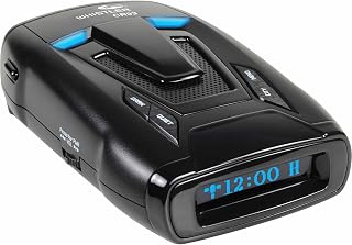 Whistler CR93 High Performance Laser Radar Detector: 360 Degree Protection, Bilingual Voice Alerts, and Internal GPS, Black