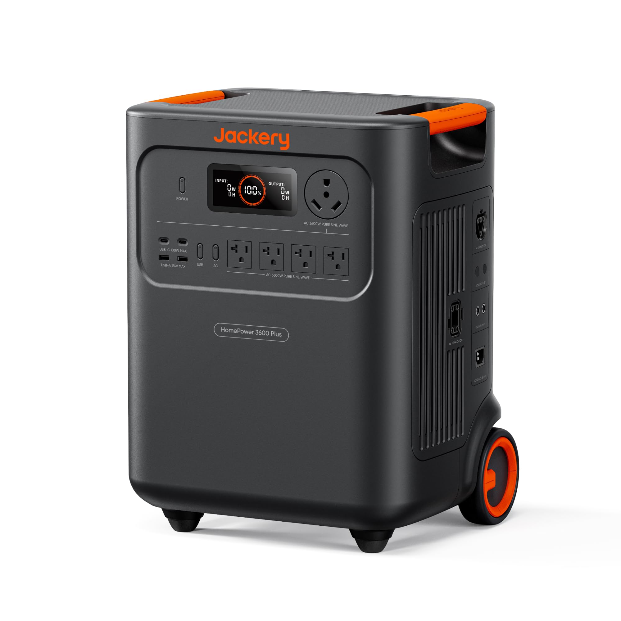 Jackery HomePower 3600 Plus Power Station, 3584Wh, 3600W AC Output | LFP Battery