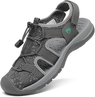Dannto Women's Summer Sports Sandals Breathable Outdoor Non-Slip Hiking Trekking Sandals Climbing