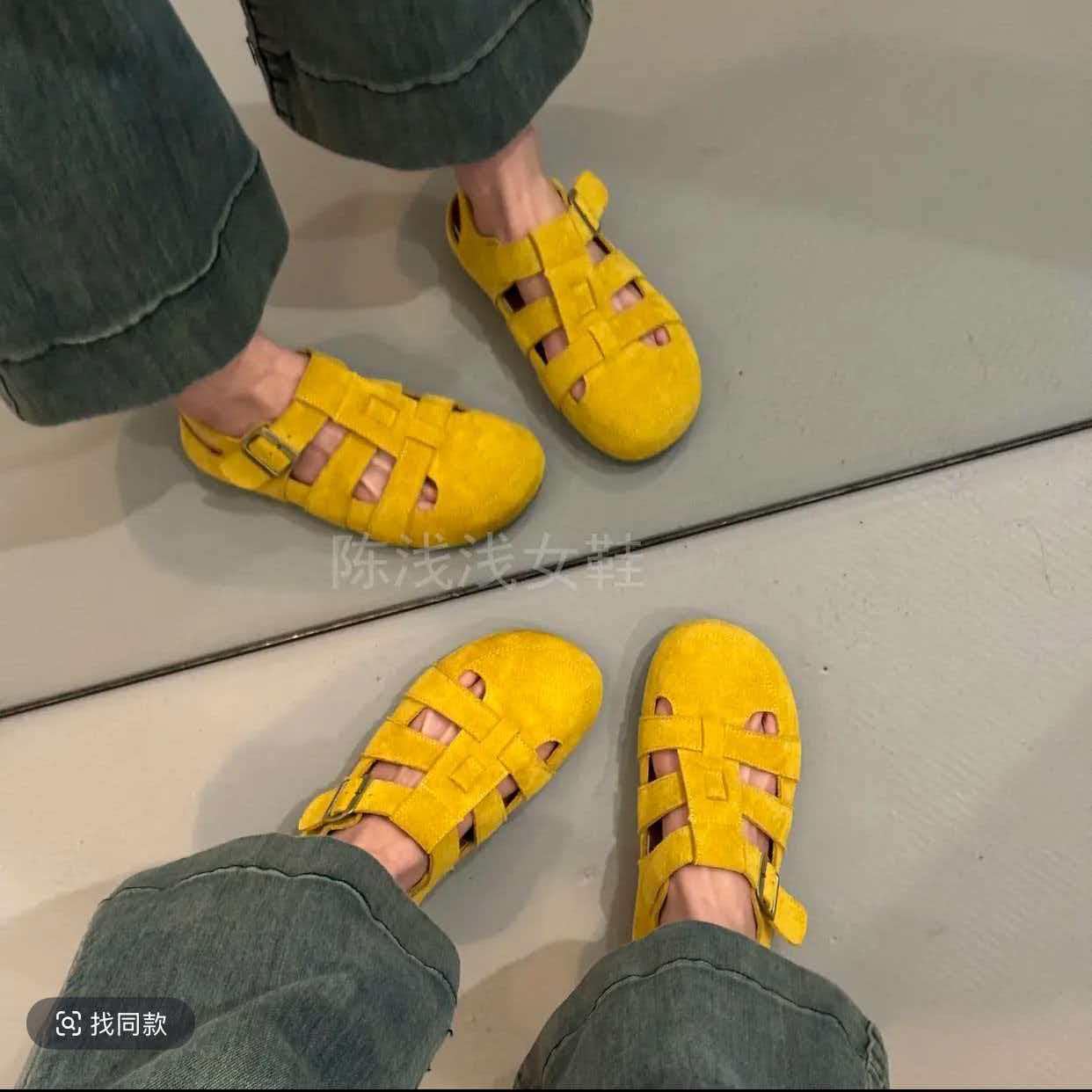 Sandalias de verano 2026 para mujer, sandalias romanas huecas, transpirables, co
