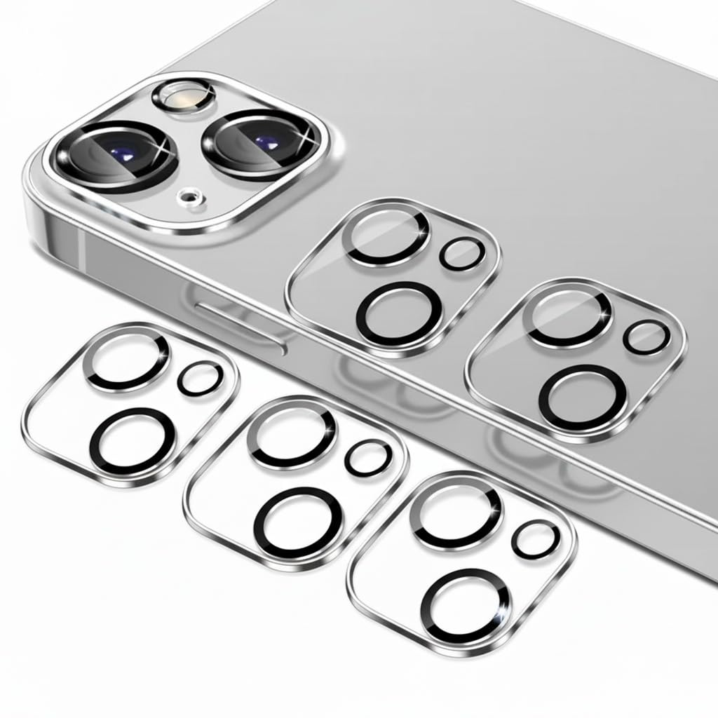 5 Pack Camera Lens Protector for iPhone 14 Plus, Night Shutter Release Mode, Ant