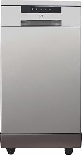 SD-9263SSC: 18″ Portable Dishwasher with ENERGY STAR – Stainless Steel