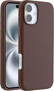 OtterBox Symmetry Series MagSafe Case for iPhone 16 Plus, Shockproof, Drop-Proof, Slim Protective Case, 3X More Drops Than Military Standard, Brown