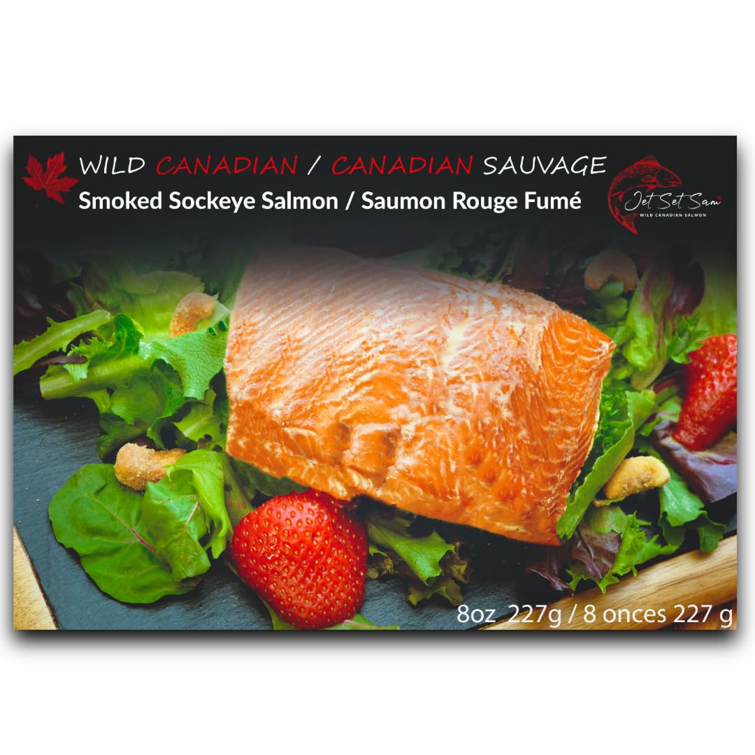 Jet Set Sam Wild Sockeye Salmon Filet Gift All Natural From Vancouver BC | No re