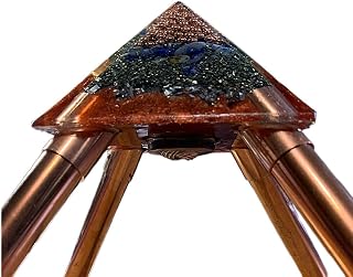 Orgone Pyramid of Giza Cap Stone - w/couplers to add pipes up to 5' | crafting orgone devices the way they were meant to be made