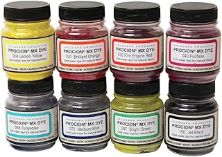 Cold Water Dye, 2/3 oz., Asst. Colors (Set of 8)
