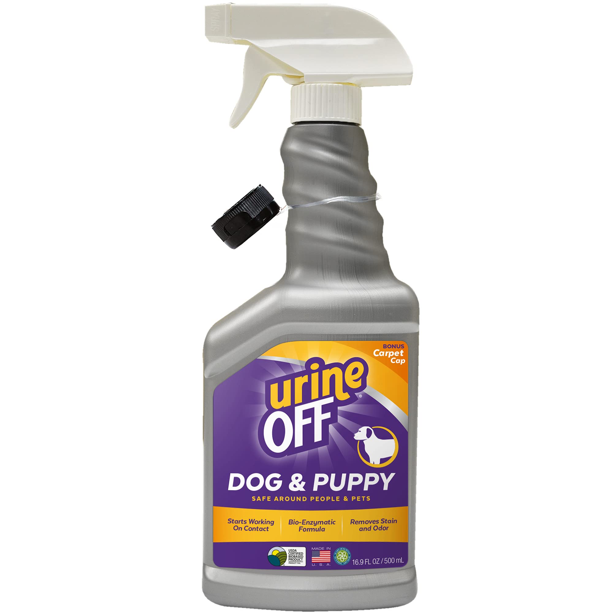 Urine Off Dog and Puppy Spray for Hard Surfaces, 500ml - Made in USA