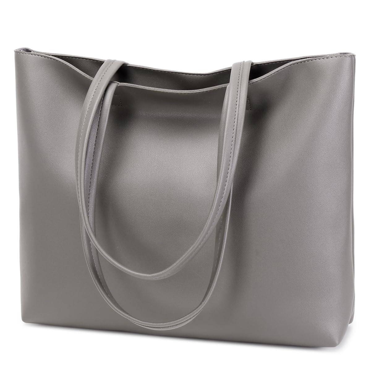 MEEGIRL Borsa tote da donna semplice in pelle ecologica in poliuretano, per lavo
