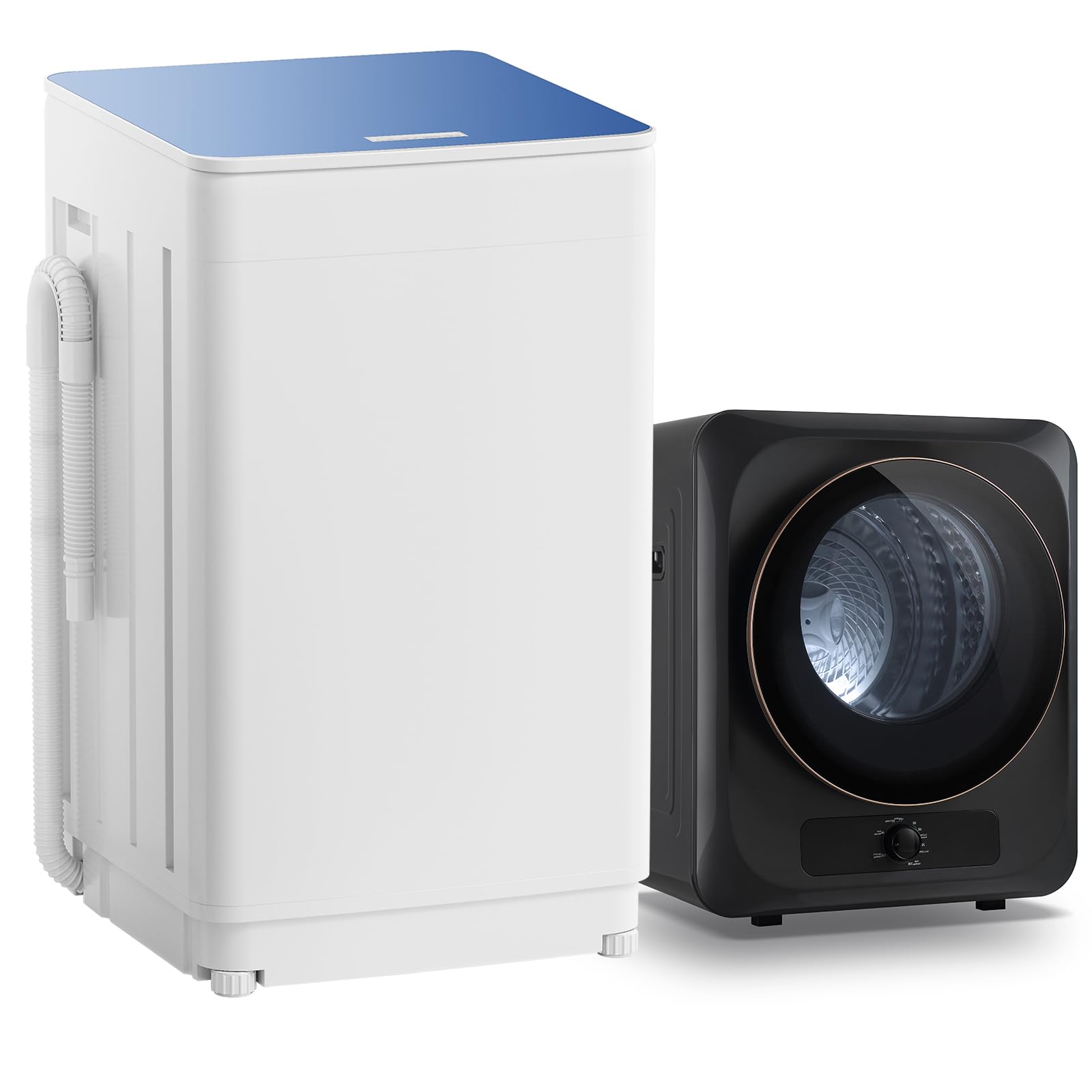 Auertech Portable Washer and Dryer Combo Set, 18 lbs Fully Automatic Washing Mac