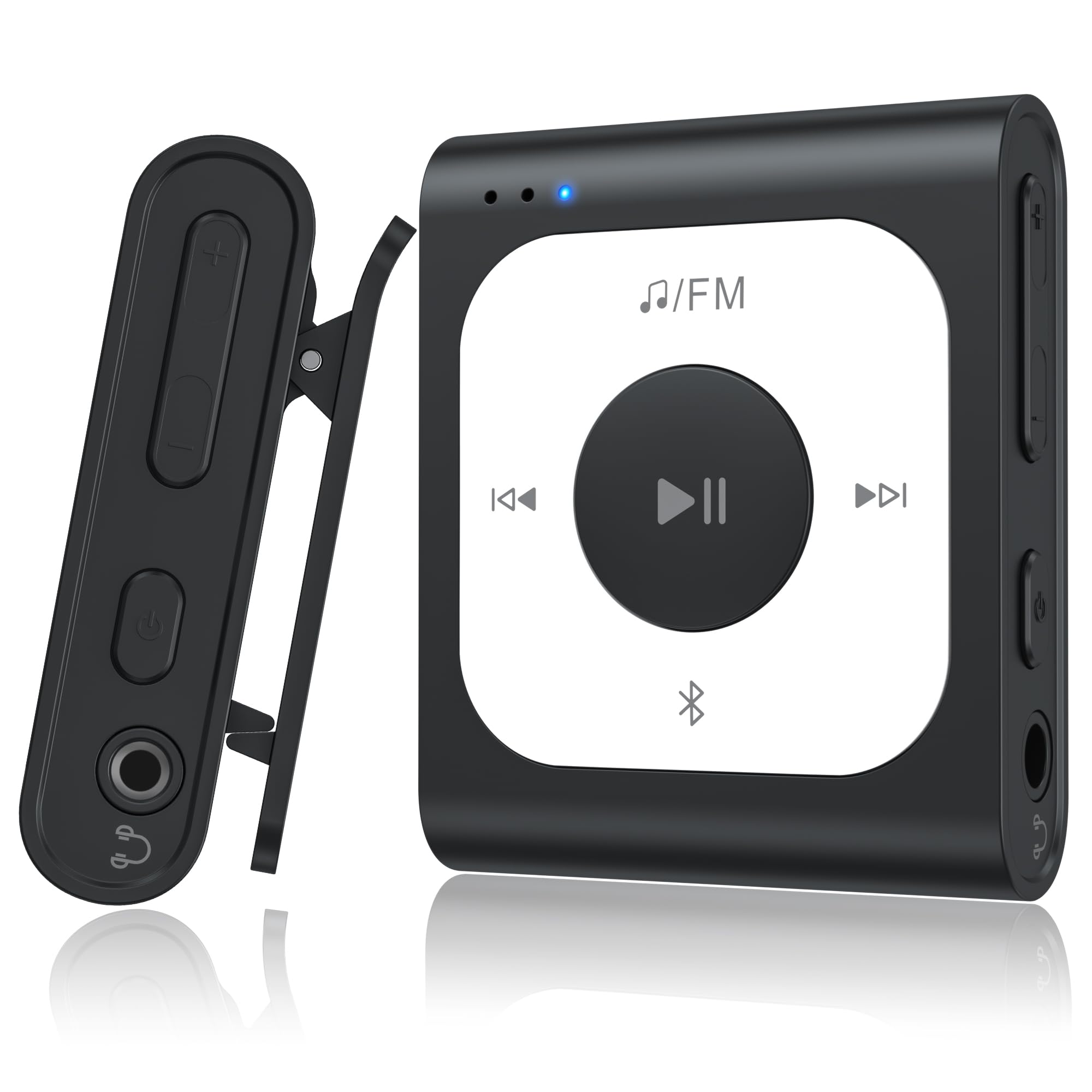 AGPTEK 64GB Clip MP3 Player with Bluetooth, A53PL Portable Music Player with FM 