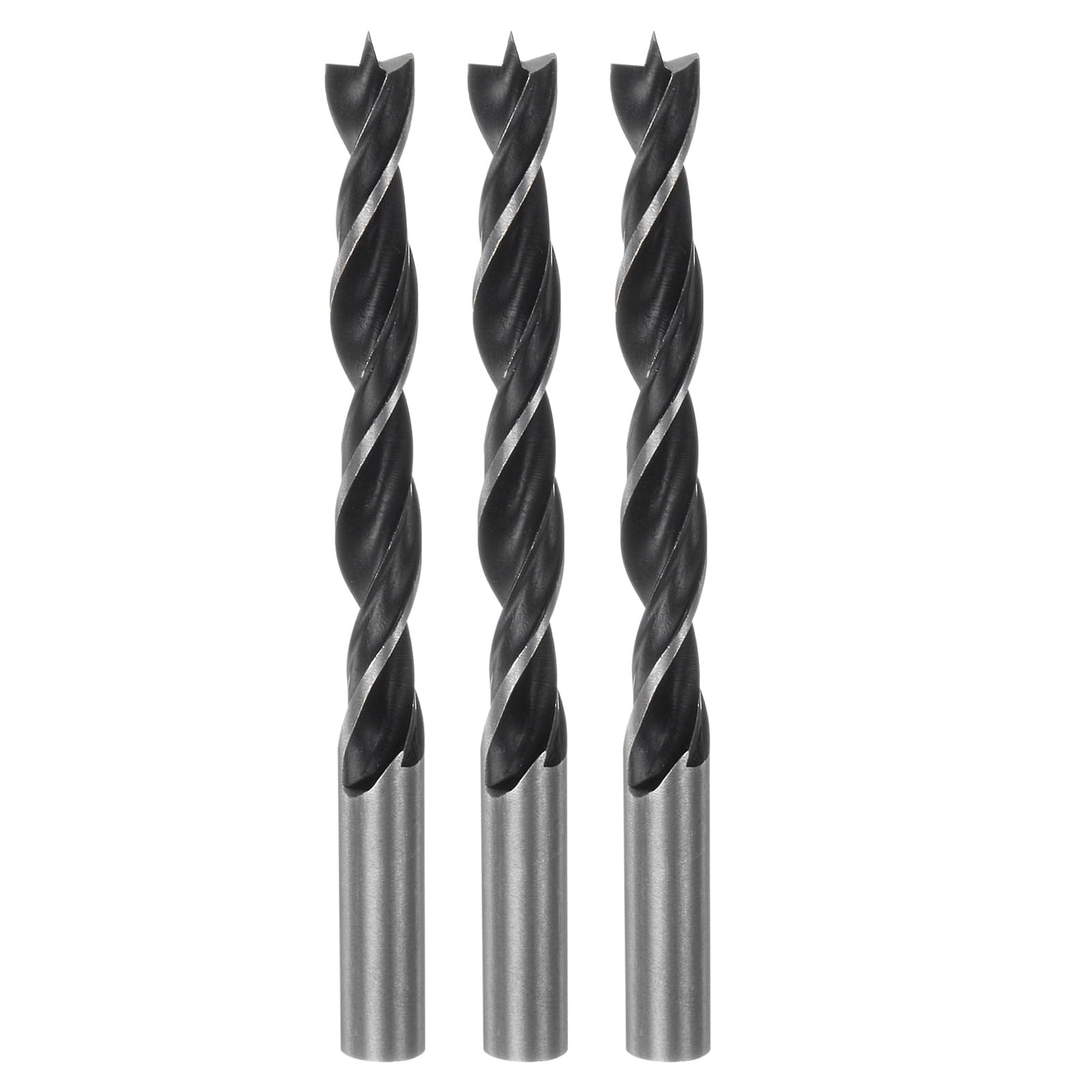 Generic 3pcs Brad Point Drill Bits 11mm(7/16") Dia Straight Round Shank Drill Me
