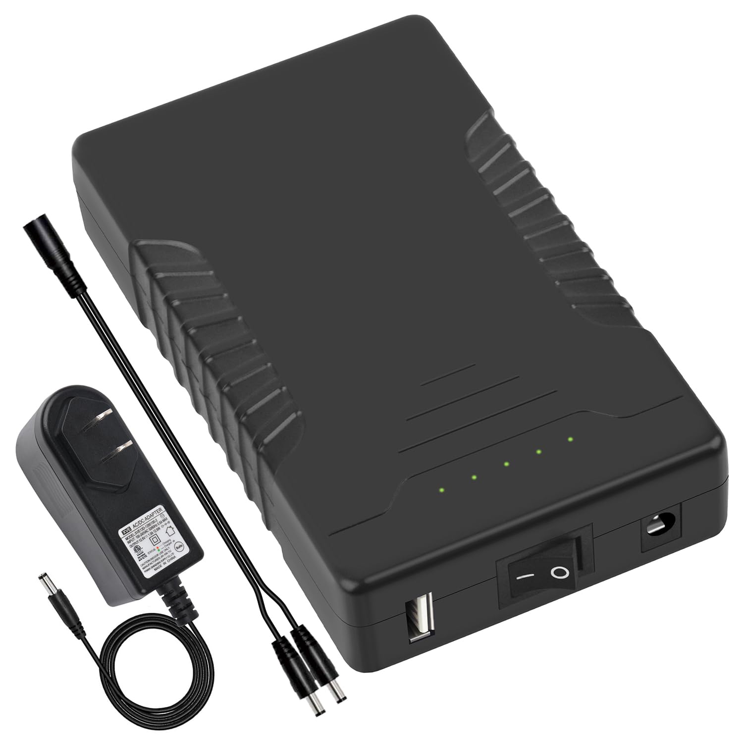 Talentcell Rechargeable 12V 6000mAh/5V 12000mAh DC Output Lithium ion Battery Pa
