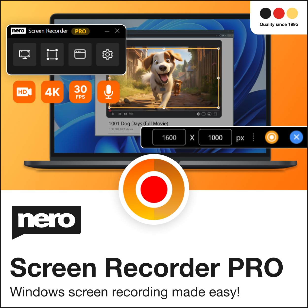 Nero Screen Recorder PRO 365 | 4K/60FPS Screen Recording on PC | Record Gameplay
