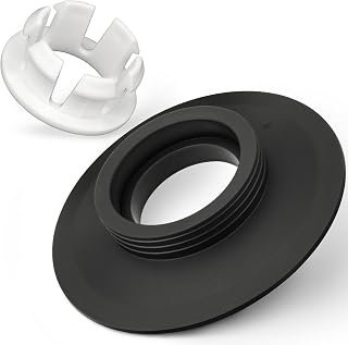 Flush Valve Seal Fit for Ideal Standard Armitage Shanks Toilet Cistern 1Pcs | Ancable Replacement Kit with Seal & Clip | SV01967 Flush Valves | Black