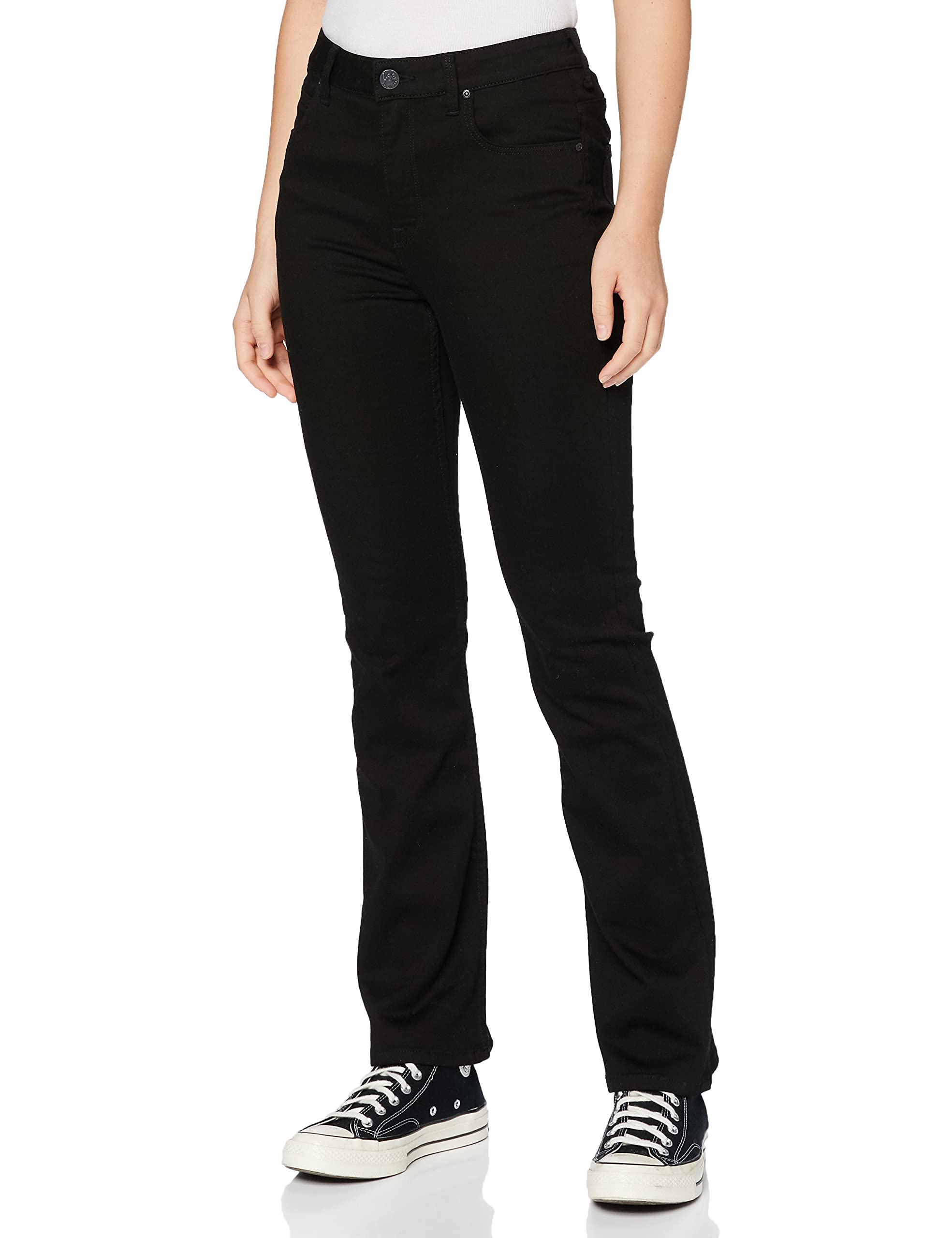 Lee Legendary Women's Plus Size Mid Waist Straight Leg Jeans