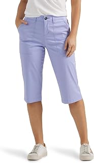 Lee - Pantaloni Capri Flex-to-Go Utility Skimmer, Pantaloni Donna