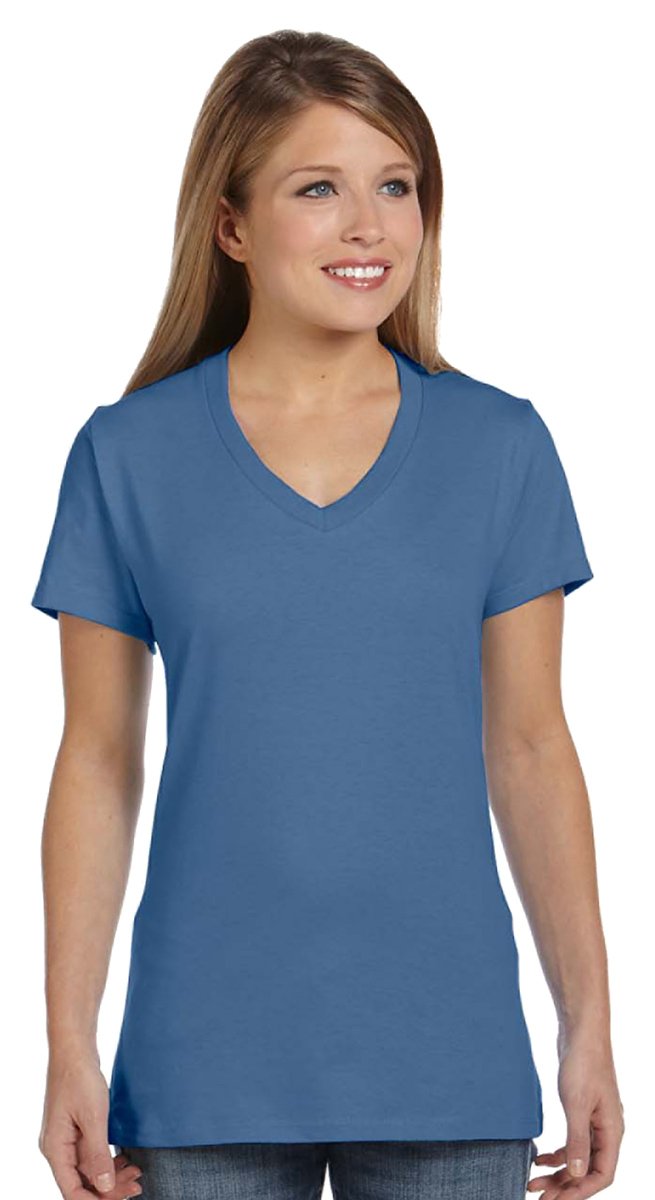 Hanes Women's Nano-T V-Neck T-Shirt