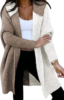 Astylish Women 2026 Hooded Knit Cardigan Sweaters Fall Clothes